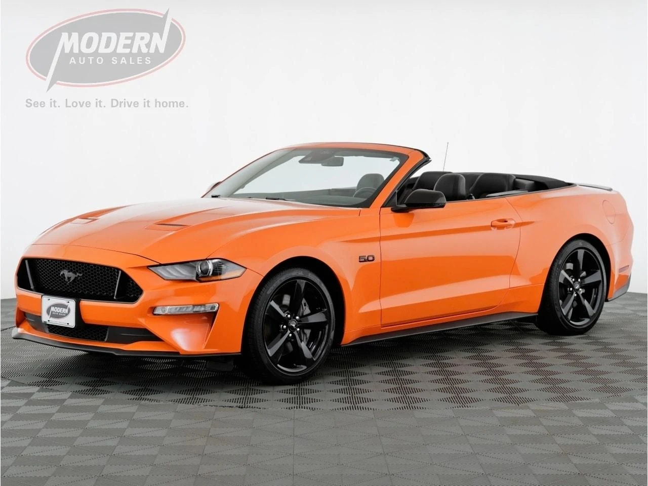 Ford Mustang Orange model reference; current rental-unit photographs available on request