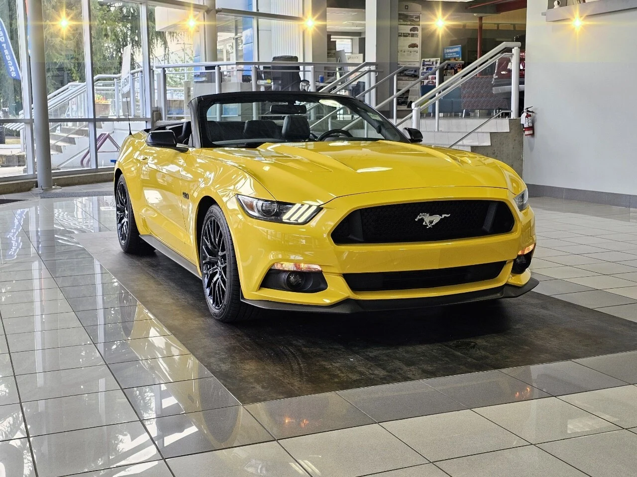 Ford Mustang Yellow model reference; current rental-unit photographs available on request