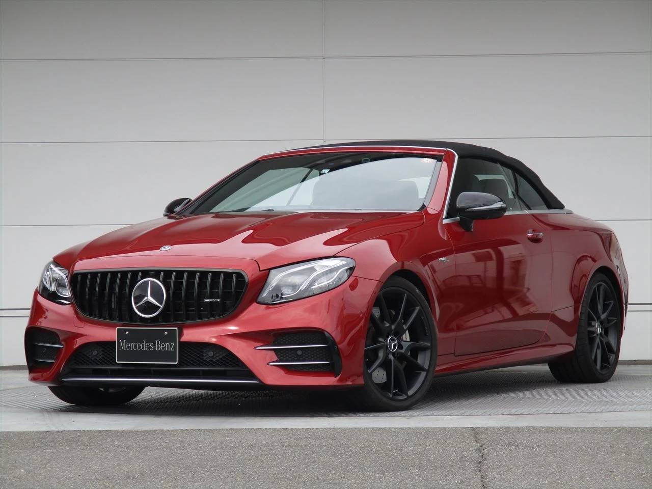 Mercedes-AMG E53 Cabriolet model reference; current rental-unit photographs available on request