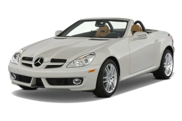 Mercedes-Benz SLK Convertible model reference; current rental-unit photographs available on request